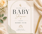 Botanical Baby Shower Welcome Sign preview 8
