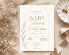 Baby Shower Invitation Template preview 1