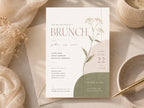 Brunch Invitation Template Sage & Terracotta preview 3