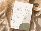 Brunch Invitation Template Sage & Terracotta preview 5