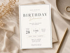 Birthday Dinner Invitation Template preview 4