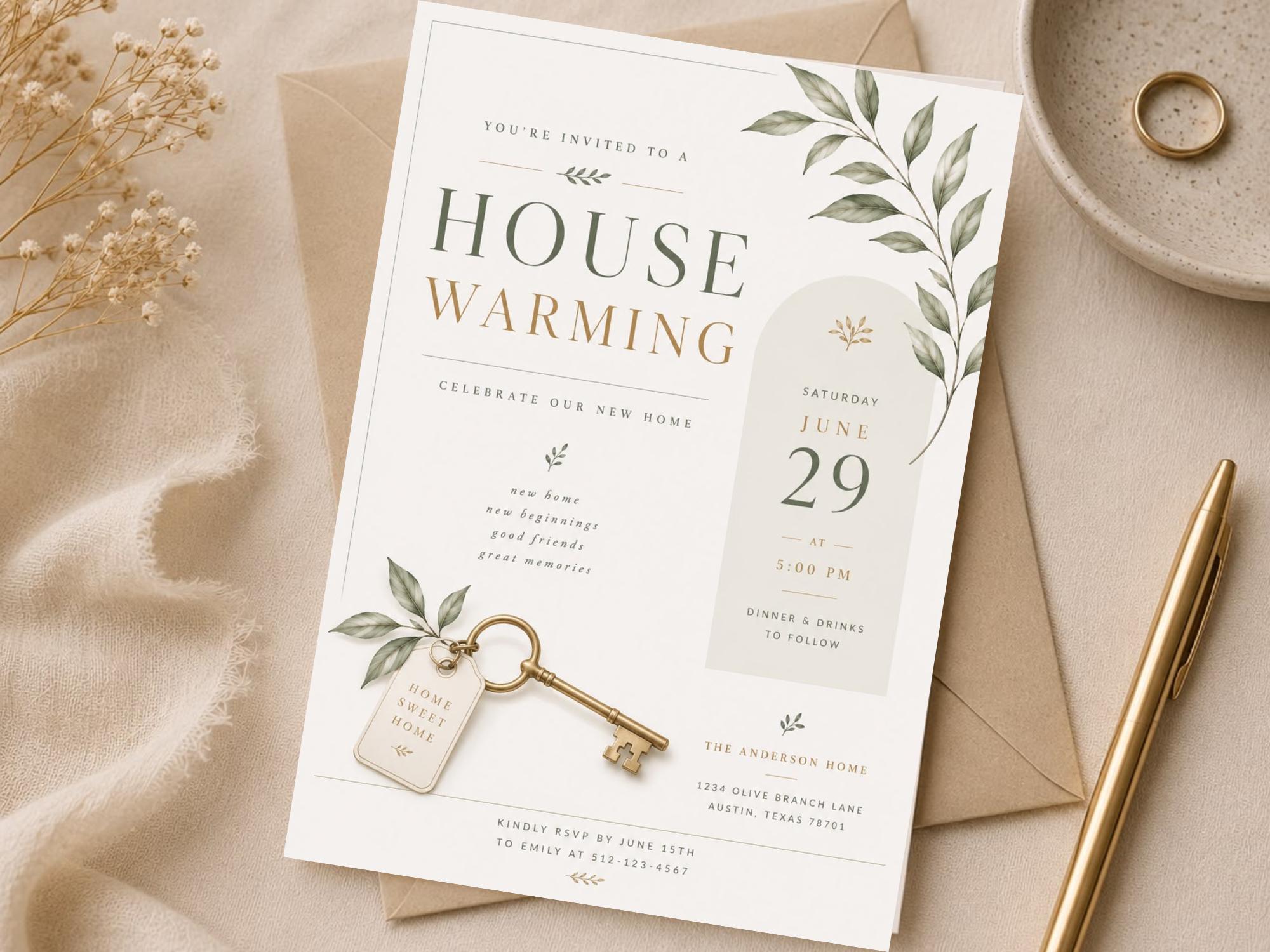 Housewarming Invitation Template preview 2