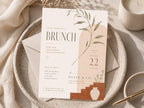 Dusty Rose Brunch Invitation Template preview 3