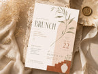 Dusty Rose Brunch Invitation Template preview 6