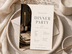 Dinner Party Invitation Template preview 2