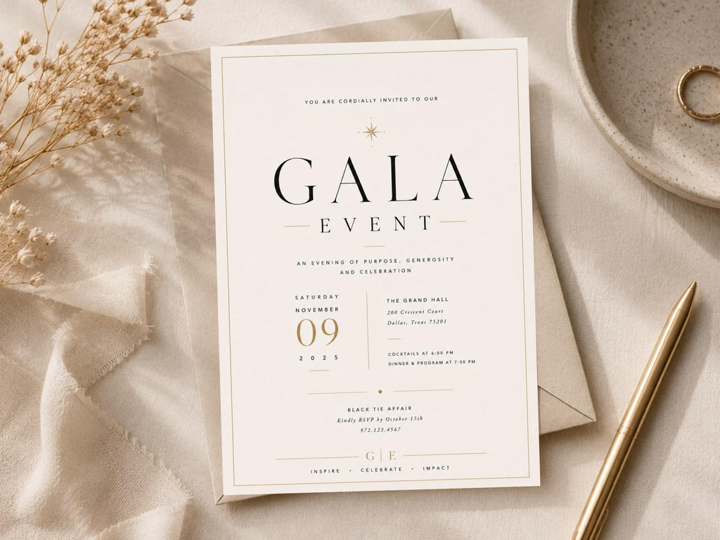 Gala Event Invitation Template preview 3