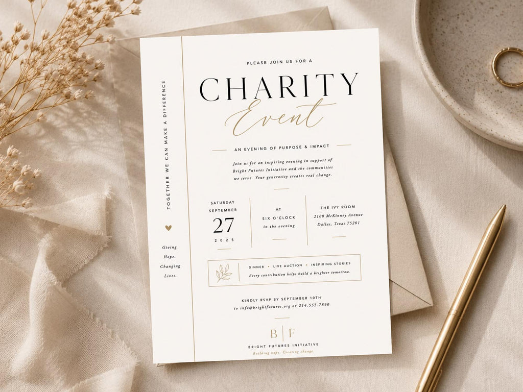 Charity Event Invitation Template preview 5