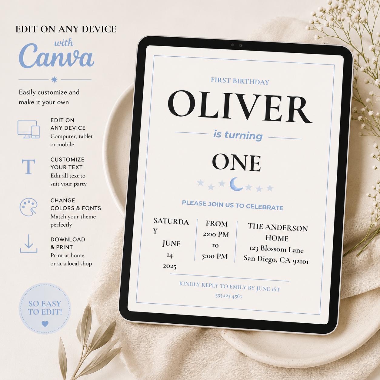 Birthday Invitation Template preview 4