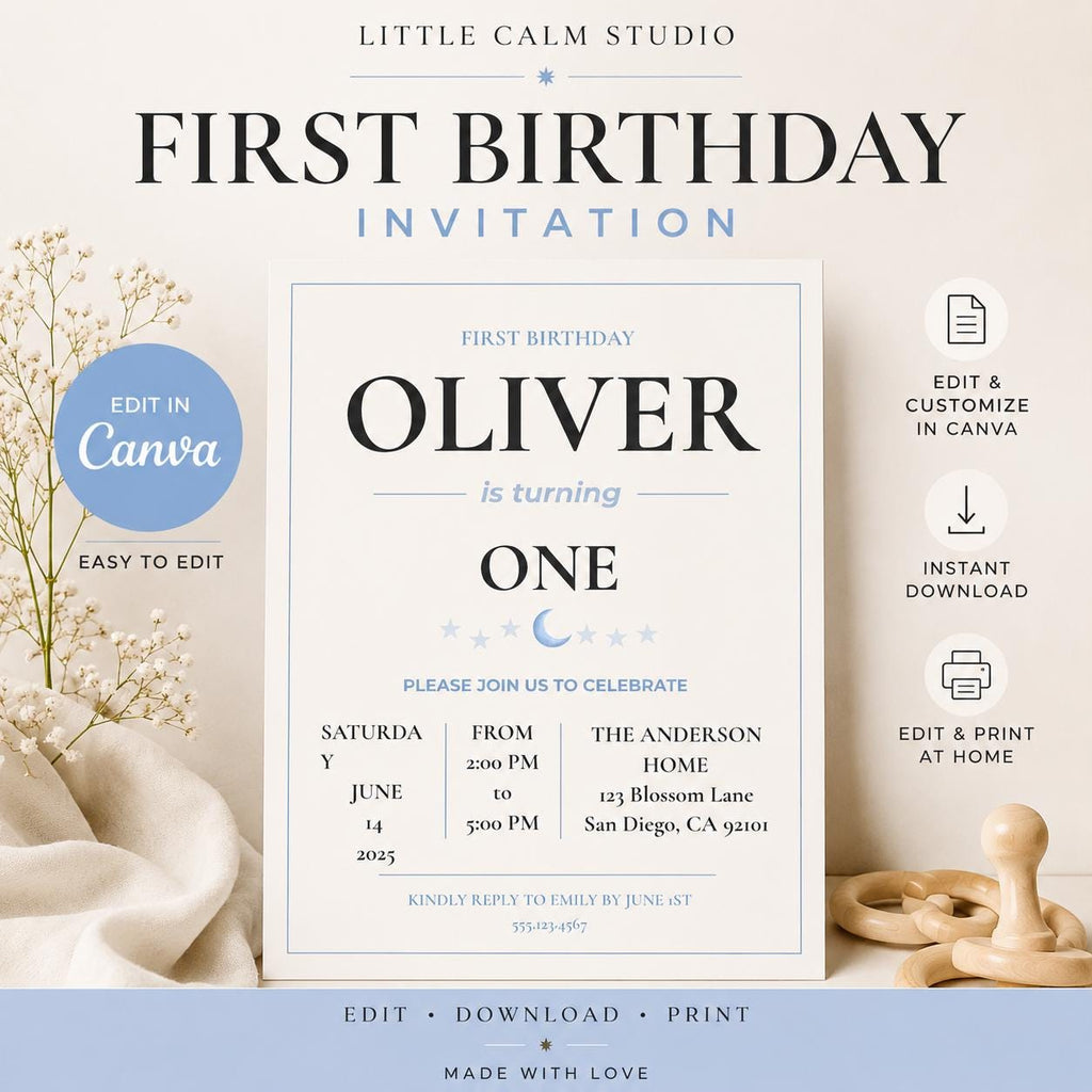 Birthday Invitation Template preview 1