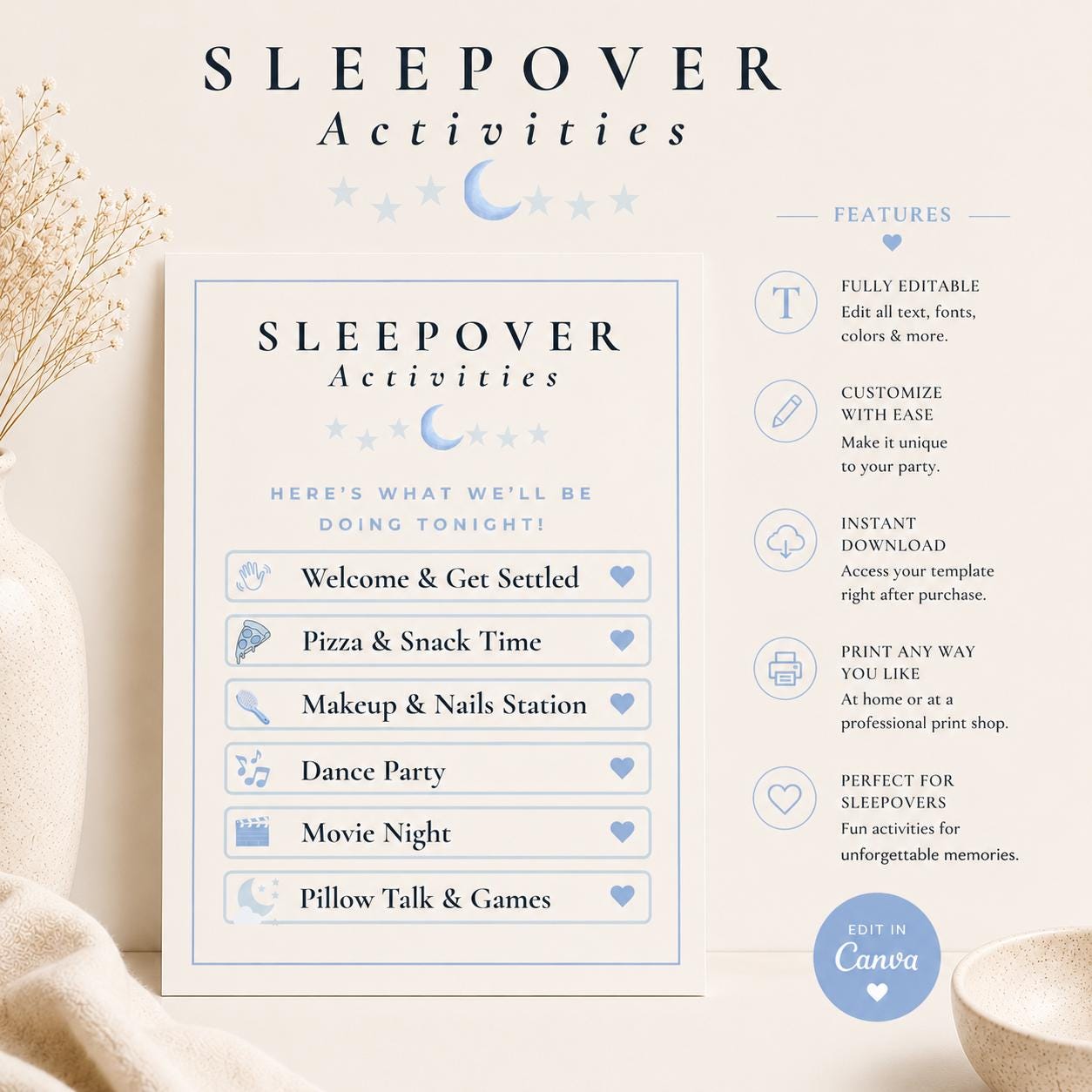 Sleepover Activities preview 2