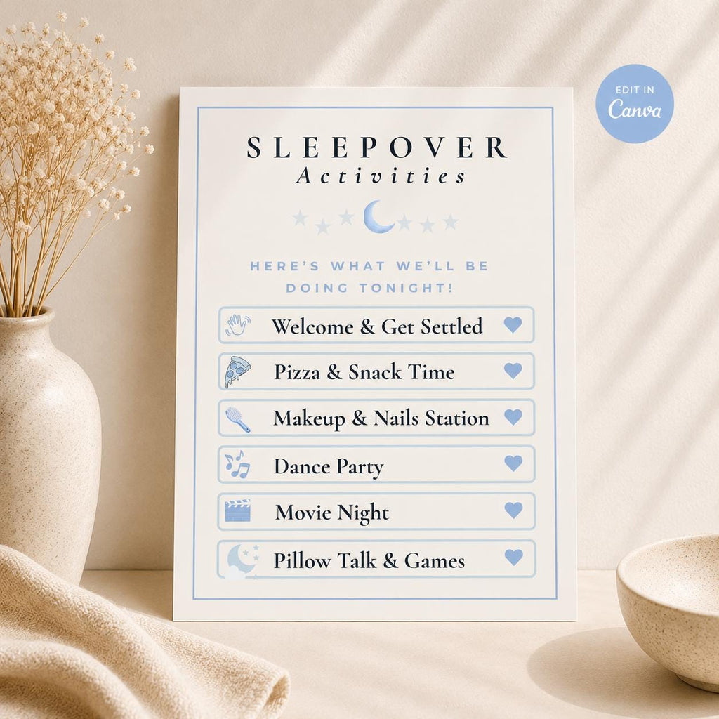 Sleepover Activities preview 1