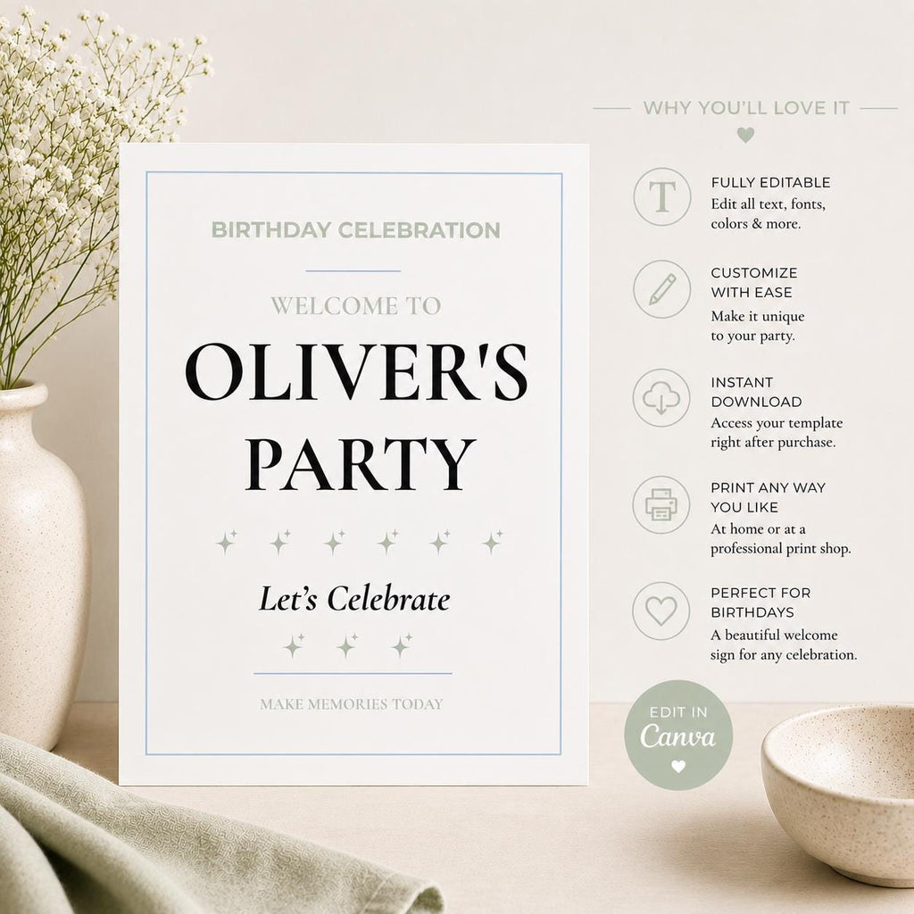 Birthday Welcome Sign preview 4