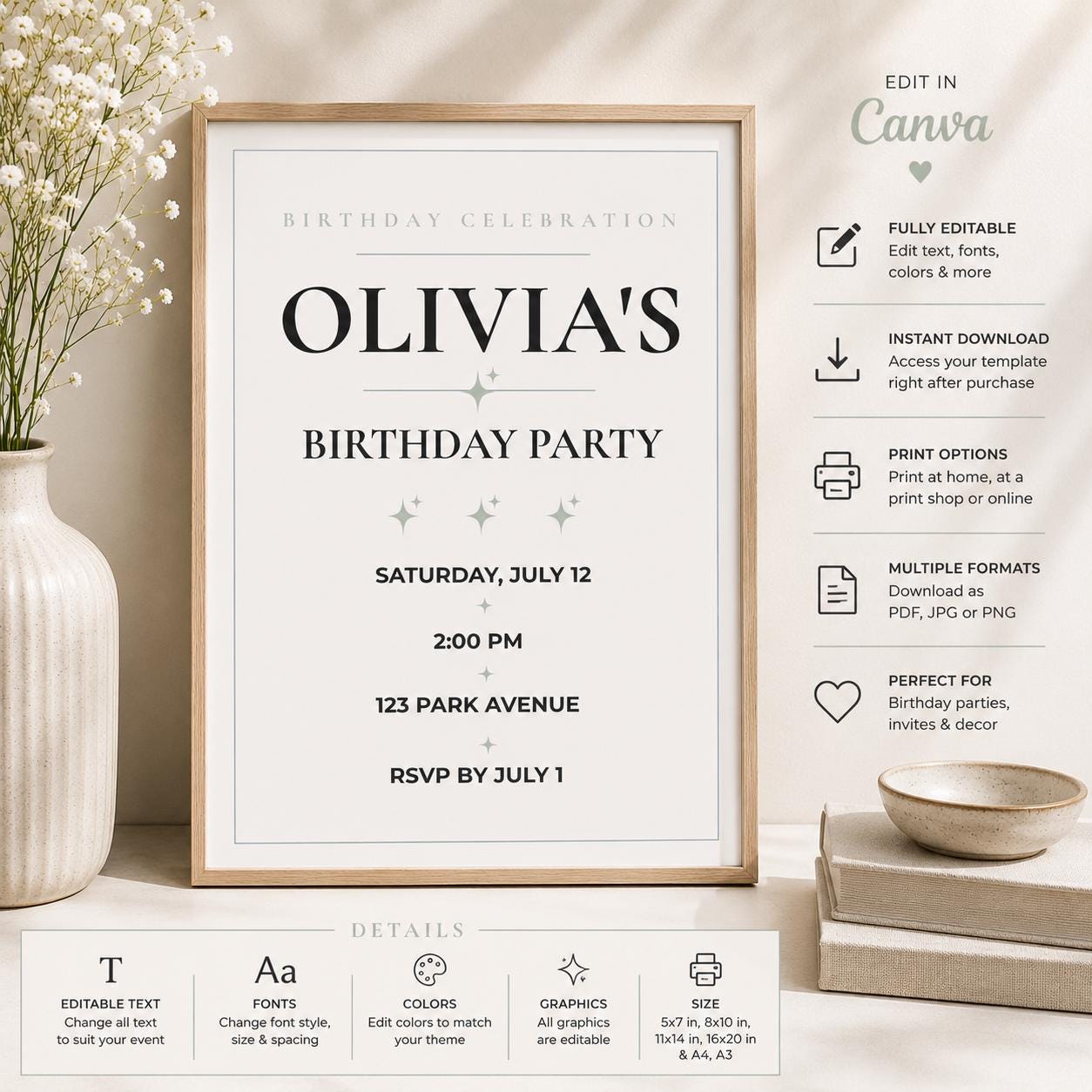 Birthday Invitation preview 4