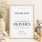 First Birthday Thank You Card preview 2