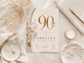90th Birthday Invitation Template preview 1