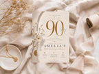 90th Birthday Invitation Template preview 6