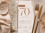 70th Birthday Invitation Template preview 5
