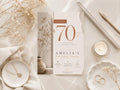 70th Birthday Invitation Template preview 1
