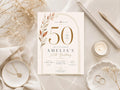 50th Birthday Invitation Template preview 1