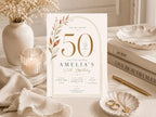 50th Birthday Invitation Template preview 5