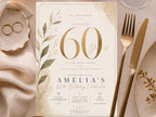 60th Birthday Invitation Template preview 3