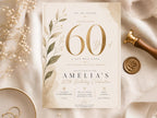 60th Birthday Invitation Template preview 5