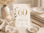 60th Birthday Invitation Template preview 4
