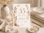 35th Birthday Invitation Template preview 3