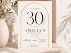 30th Birthday Invitation Template preview 2