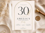 30th Birthday Invitation Template preview 3