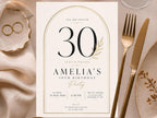 30th Birthday Invitation Template preview 4