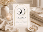 30th Birthday Invitation Template preview 5