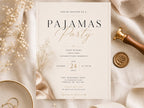 Pajama Party Invitation Template preview 3