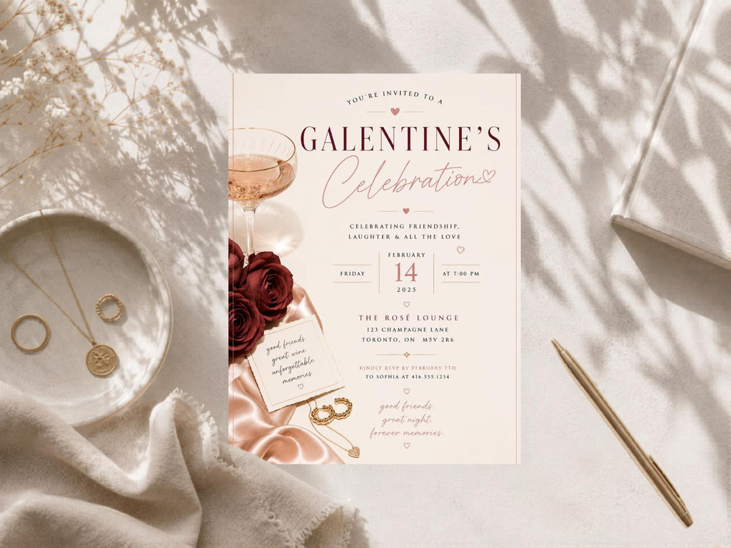 Galentines Day Invitation Template preview 4