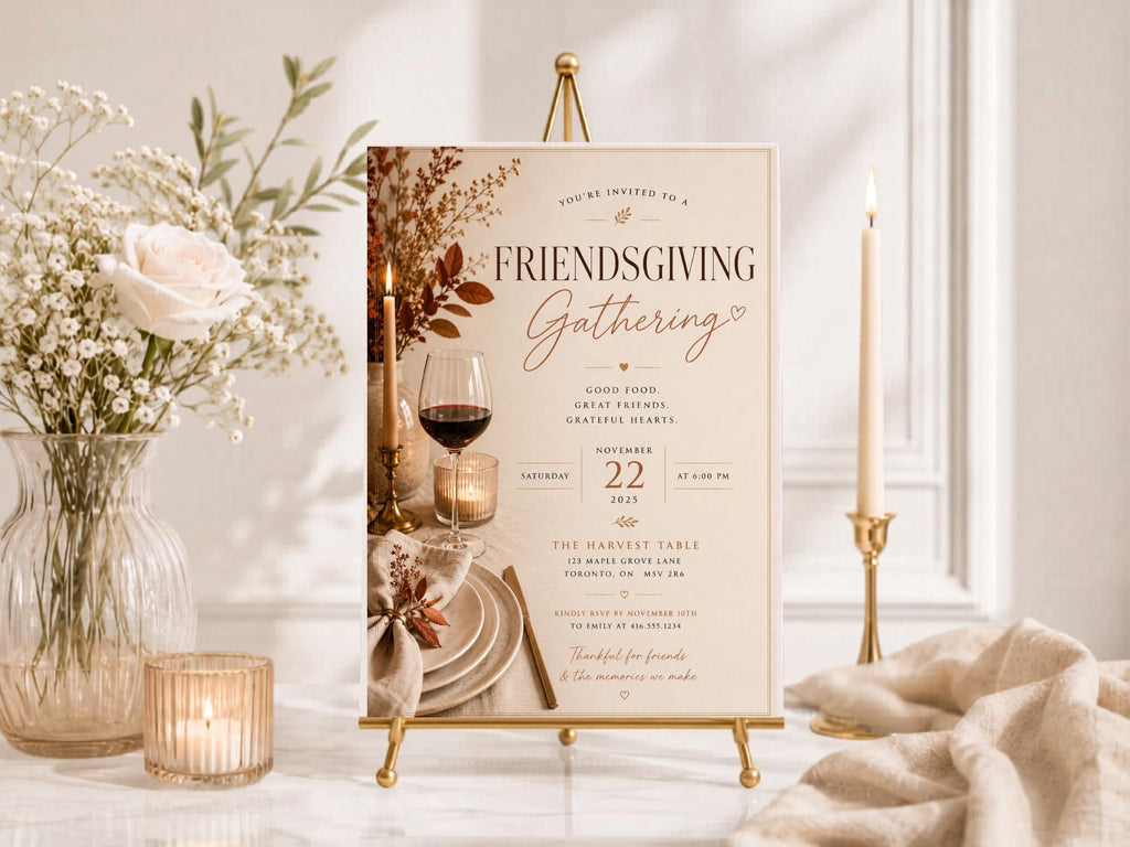 Friendsgiving Invitation Template preview 6