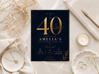 40th Birthday Welcome Sign Template preview 5