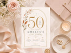 50th Birthday Welcome Sign Template preview 2