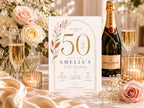 50th Birthday Welcome Sign Template preview 6
