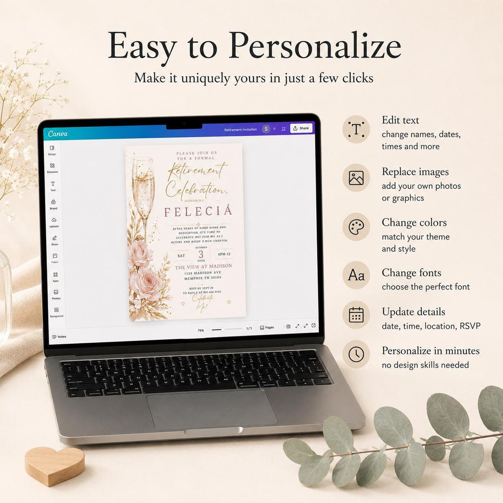 Retirement Invitation Template preview 5
