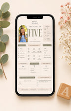 The Year I Turned Five Milestone Board preview 2