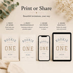 Rookie of the Year First Birthday Invitation preview 6