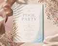 Pool Party Invitation Template preview 1