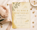 Summer Birthday Invitation Template preview 8