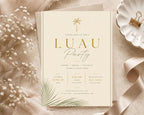 Luau Party Invitation Template preview 5