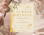 Luau Party Invitation Template preview 8