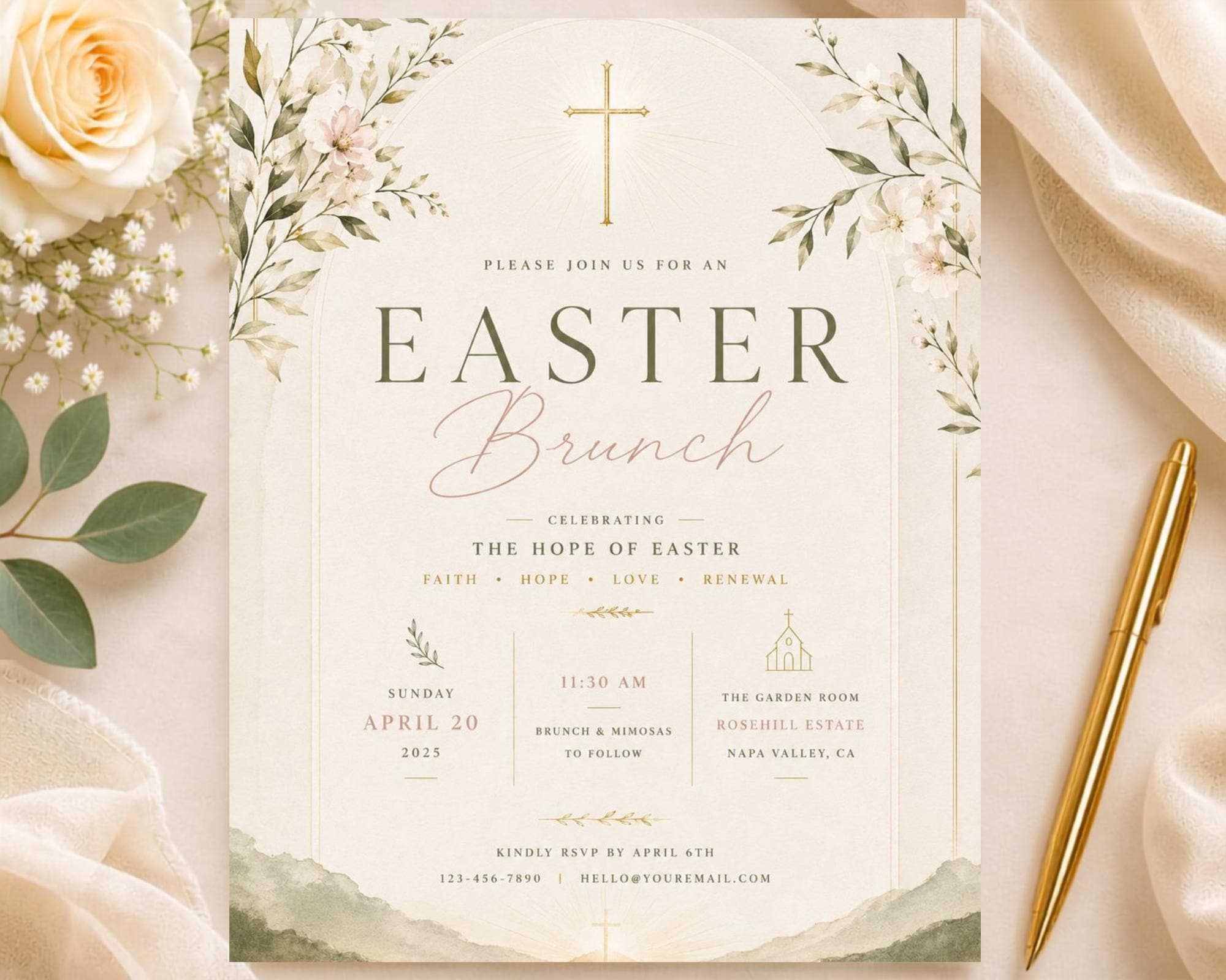 Easter Invitation Template preview 6