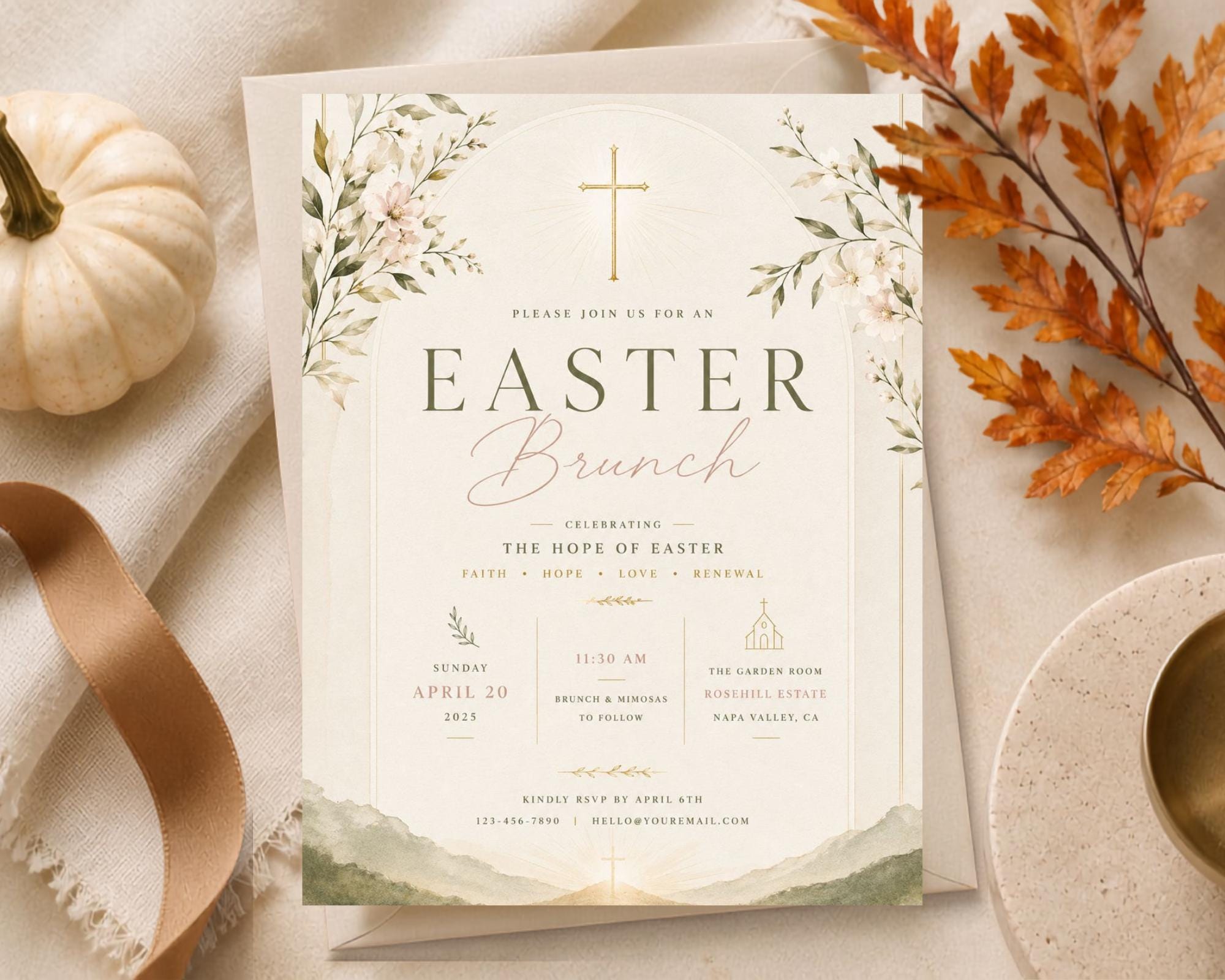 Easter Invitation Template preview 1