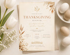 Thanksgiving Invitation Template preview 2