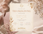 Thanksgiving Invitation Template preview 8