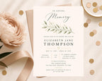 Funeral Invitation Template preview 8